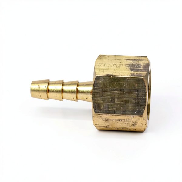 SOKA 1/4" NPT Female x 3/16" Hose Barb Tail Brass Fuel Fitting-1