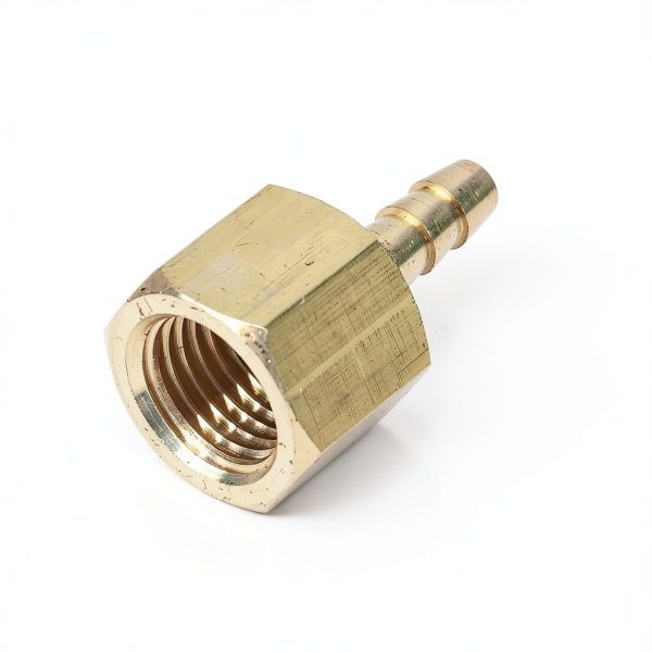 SOKA 1/4" NPT Female x 3/16" Hose Barb Tail Brass Fuel Fitting-2