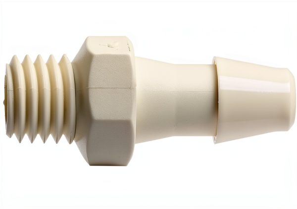 Value Plastics X230-1 White Nylon Barbed Tube Fitting 1/8" (3.2 mm)-1