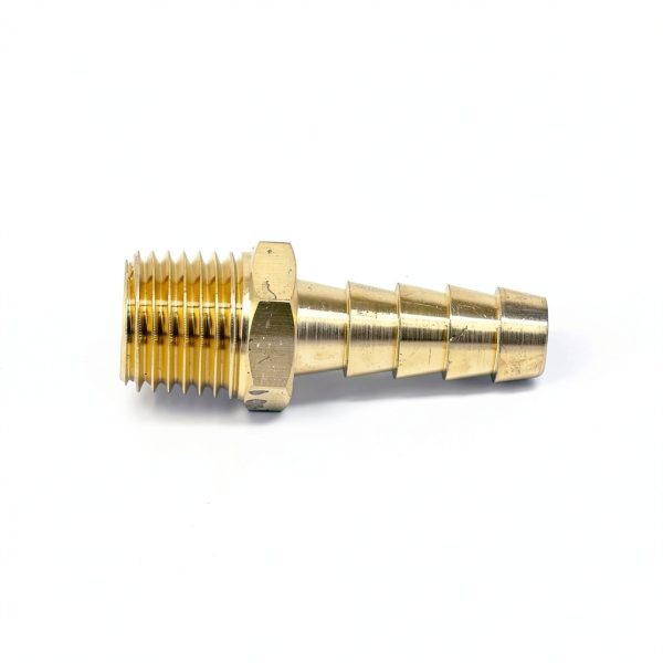 1/4" NPT Male to 5/16" Hose Barb Brass Fuel Fitting Adapter by SOKA-2