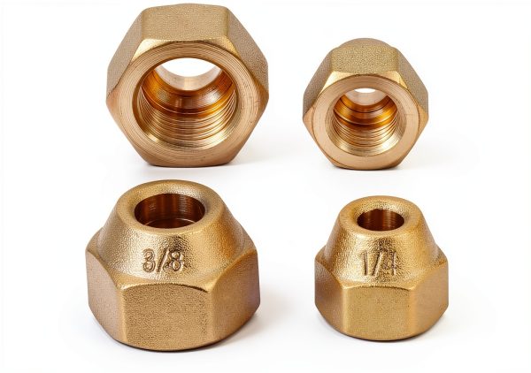 Copper Pipe Connectors ZBIAOJNU Brass 3/8 & 1/4 Inch Set-5