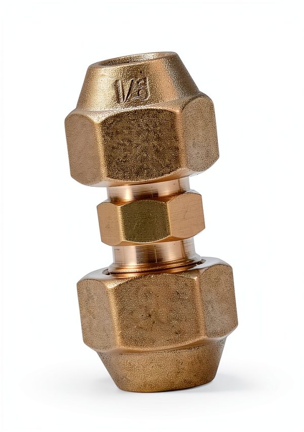 Copper Pipe Connectors ZBIAOJNU Brass 3/8 & 1/4 Inch Set-0